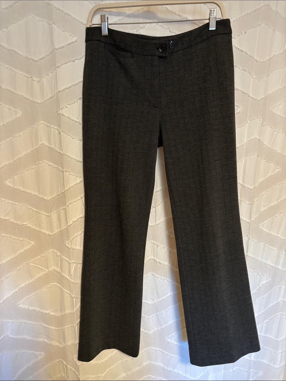 Women's Boot Cut Dress Pants in Charcoal Gray